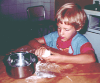Making my first cookie