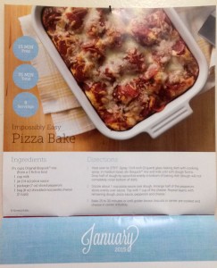 Impossibly Easy Pizza Bake