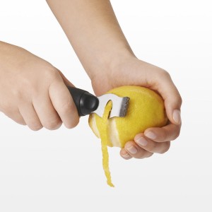 Using the OXO Good Grips Lemon Zester's Channel Knife
