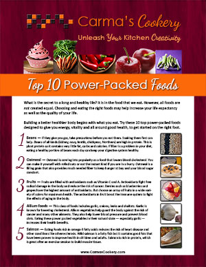 Power-Packed Foods report