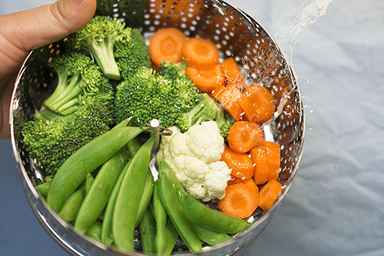 healthy choice - steamed vegetables