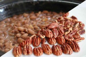 pinto beans and pecans