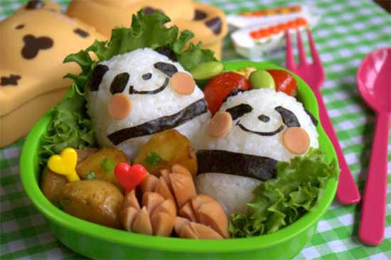 panda shaped food for kids