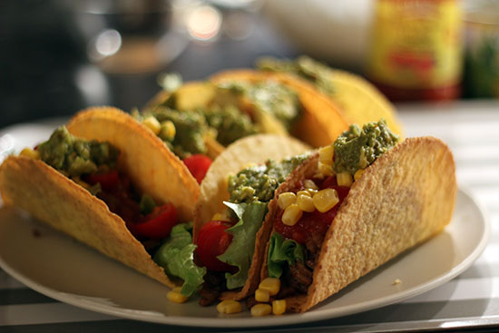 hand-held food - tacos