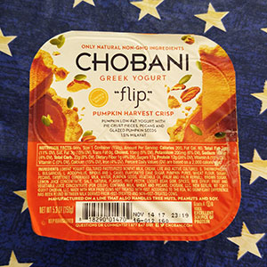 Chobani Greek Yogurt Flip, Pumpkin Harvest Crisp