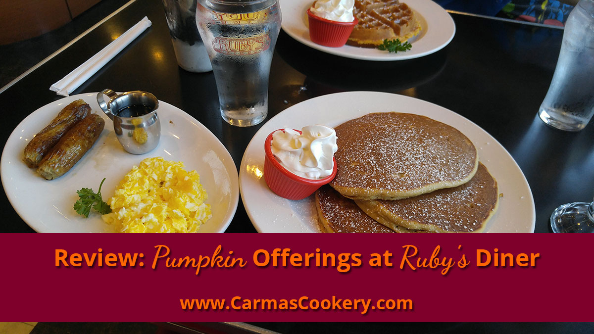Review: Pumpkin Offerings at Ruby's Diner