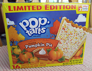Frosted Pumpkin Pie Pop-Tarts, Limited Edition Toaster Pastries