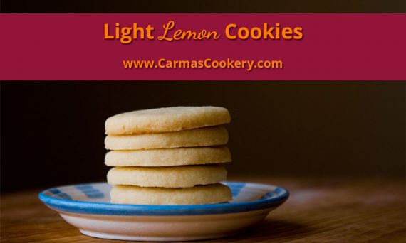 Light Lemon Cookies