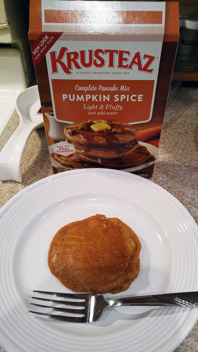 Krusteaz pumpkin pancake
