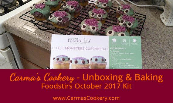 Foodstirs October 2017 Kit - Little Monsters Cupcakes