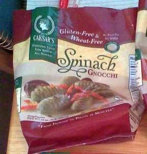 Caesar's Spinach Gnocchi