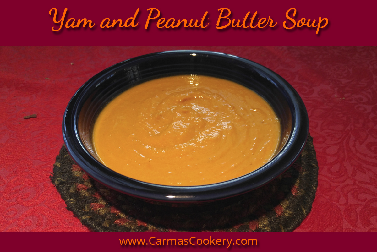 Sweet Potato and Peanut Butter Soup