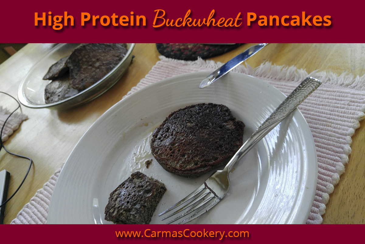 High Protein Buckwheat Pancakes