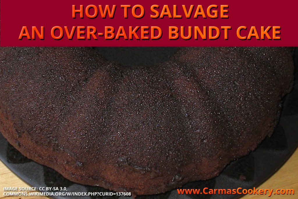 How to Salvage an Over-Baked Bundt Cake