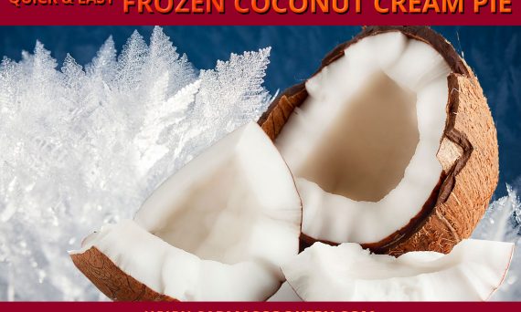 Quick & Easy Frozen Coconut Cream Pie