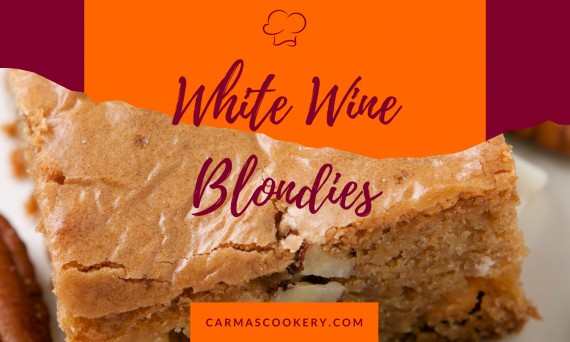 White Wine Blondies